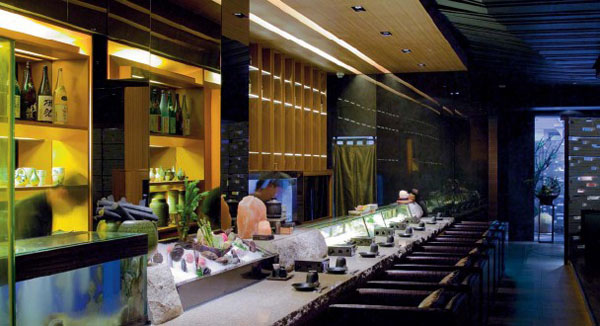 星級酒店餐廳設(shè)計(jì)精致享受  石庭兼六園日本料理設(shè)計(jì)賞析
