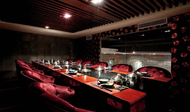 中式情緣酒店餐飲設(shè)計(jì)案例   上本臺(tái)灣涮涮鍋番禺店